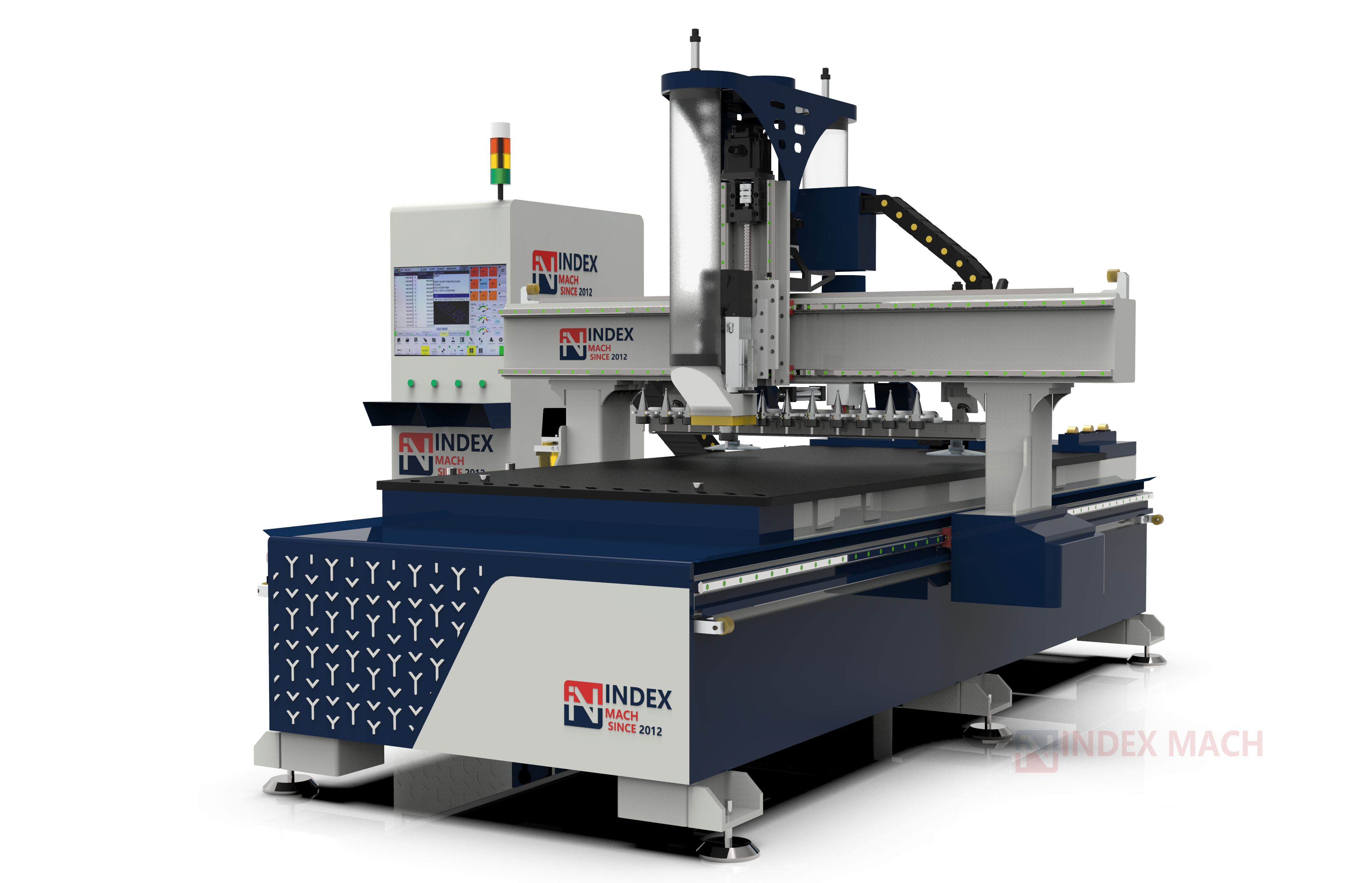 IMCR-CB1325 4x8 ft Cabinet Nesting CNC Router (1300x2500mm) with vacuum table - Industrial Main View