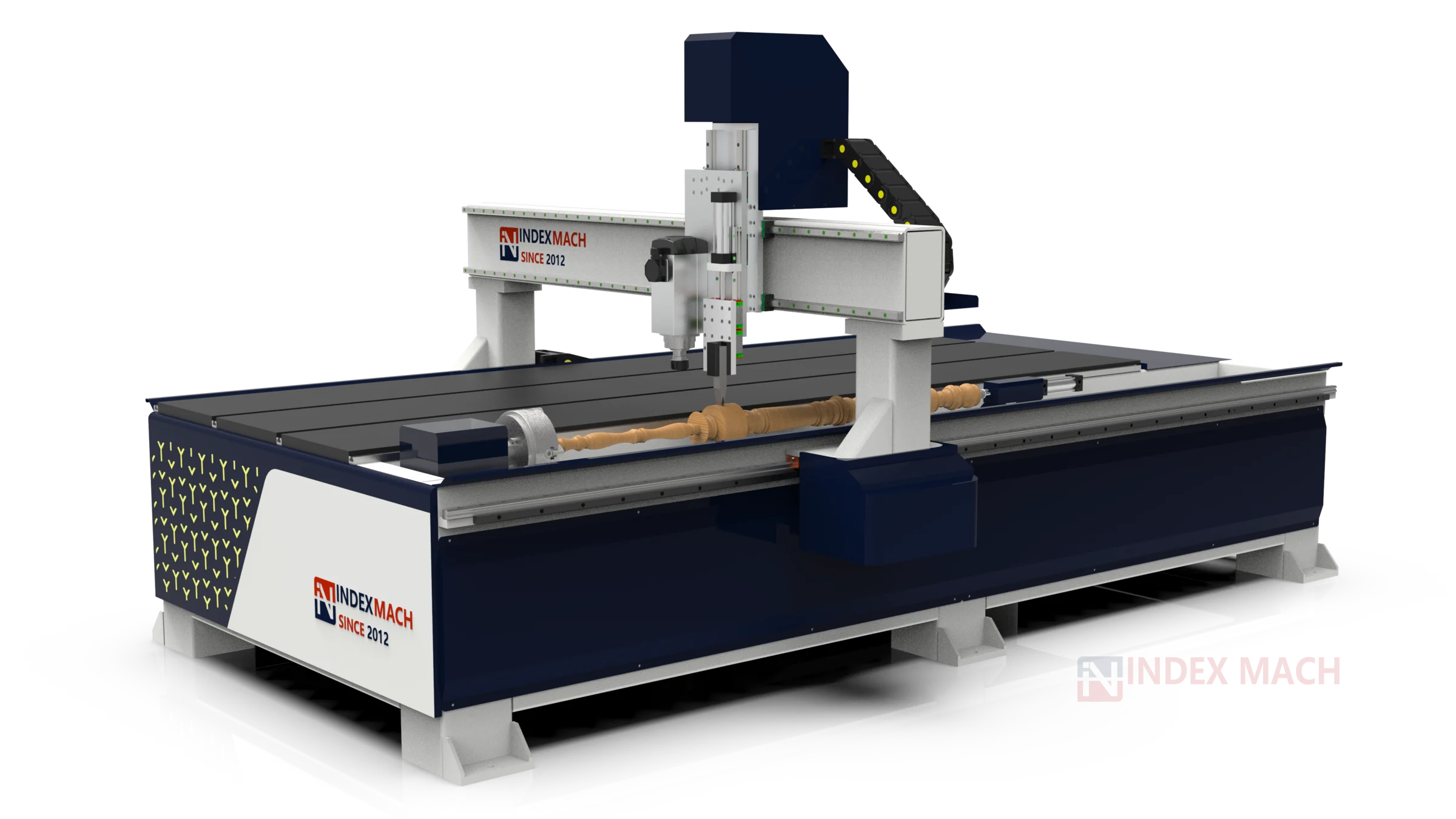 CNC Router-Lathe Combo IMCR-WL1325 — right side view