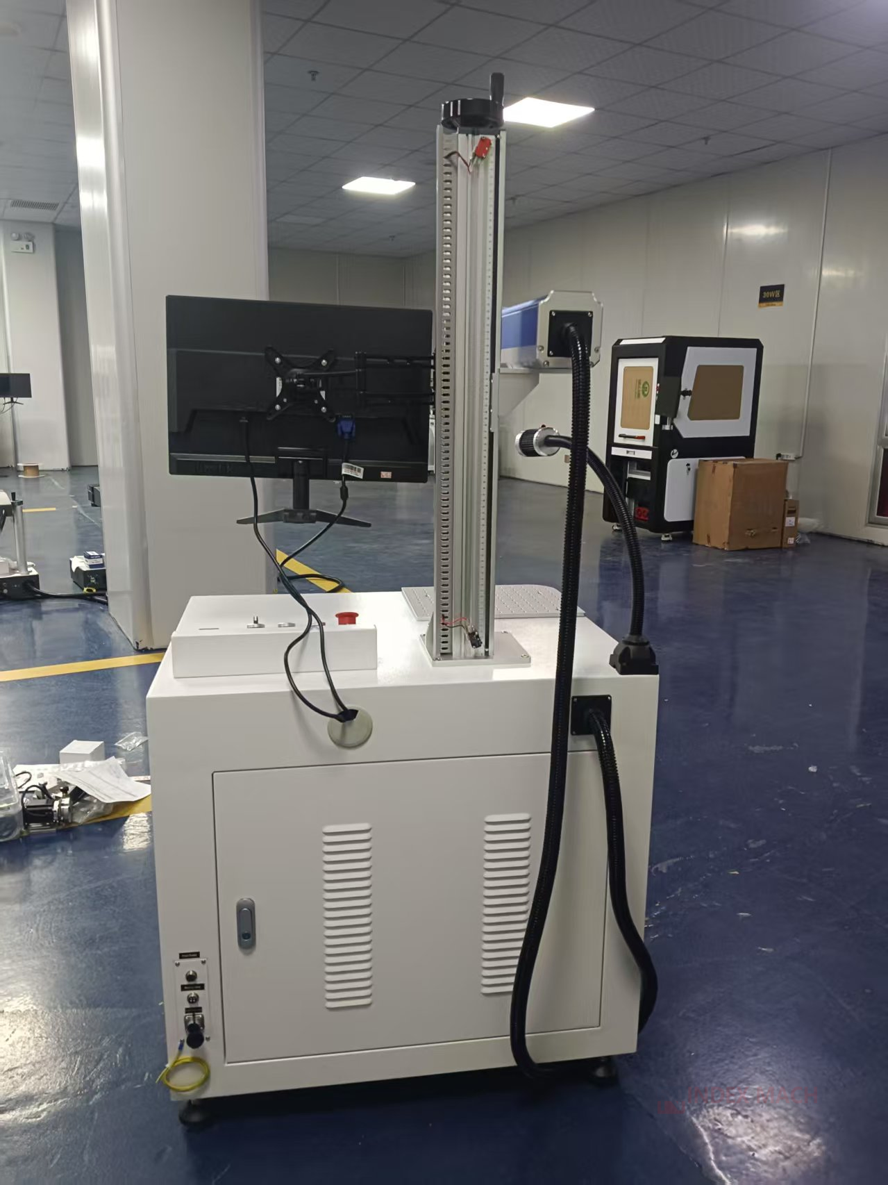 Metal Laser Marking Machine — rear view